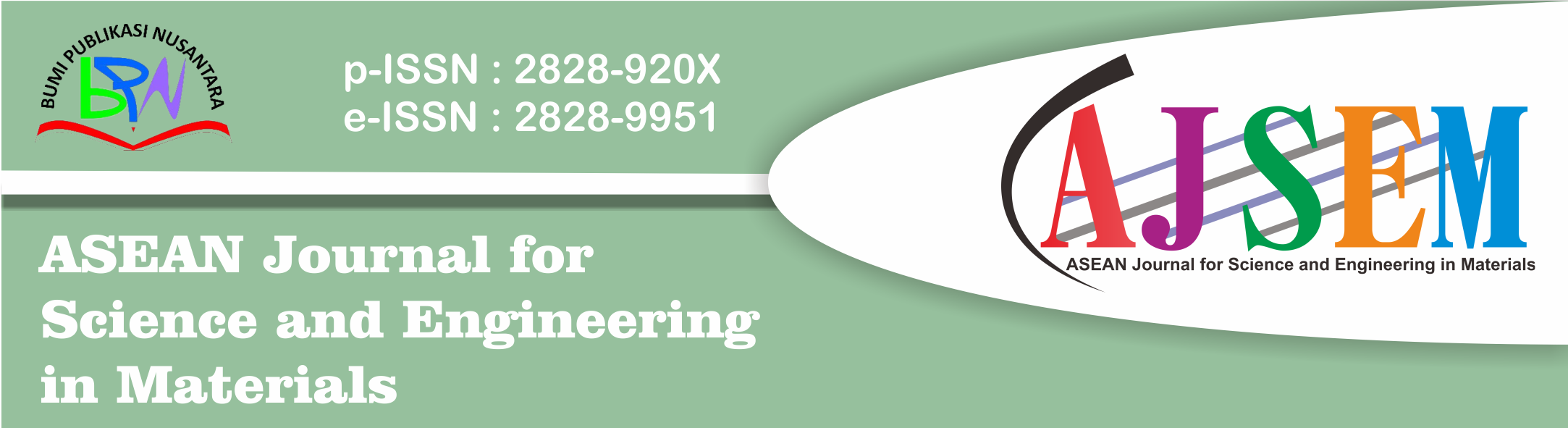 ASEAN Journal for Science and Engineering in Materials