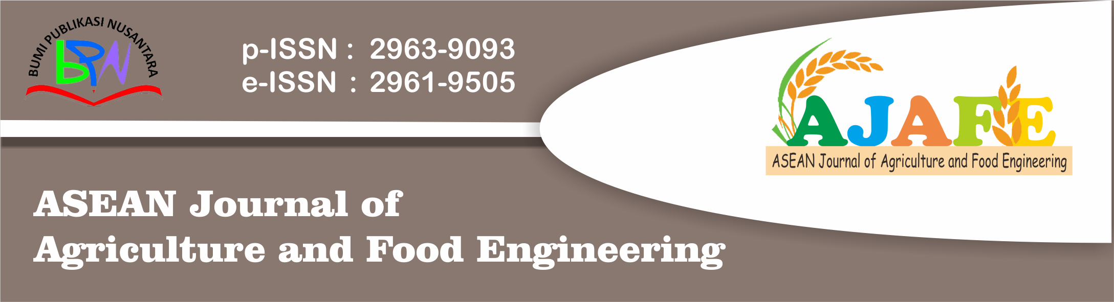 ASEAN Journal of Agriculture and Food Engineering